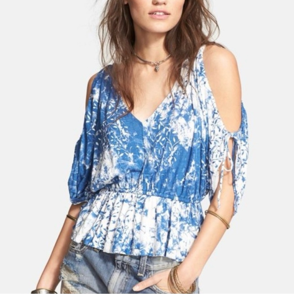 Free People Abacadabra Cold Shoulder Top